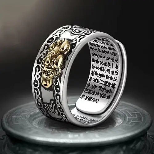 [ACHETER 1, OBTENIR 2] Bague de réussite Feng Shui + CADEAU