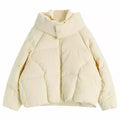 Parka en duvet d'oie pour femme - Beige