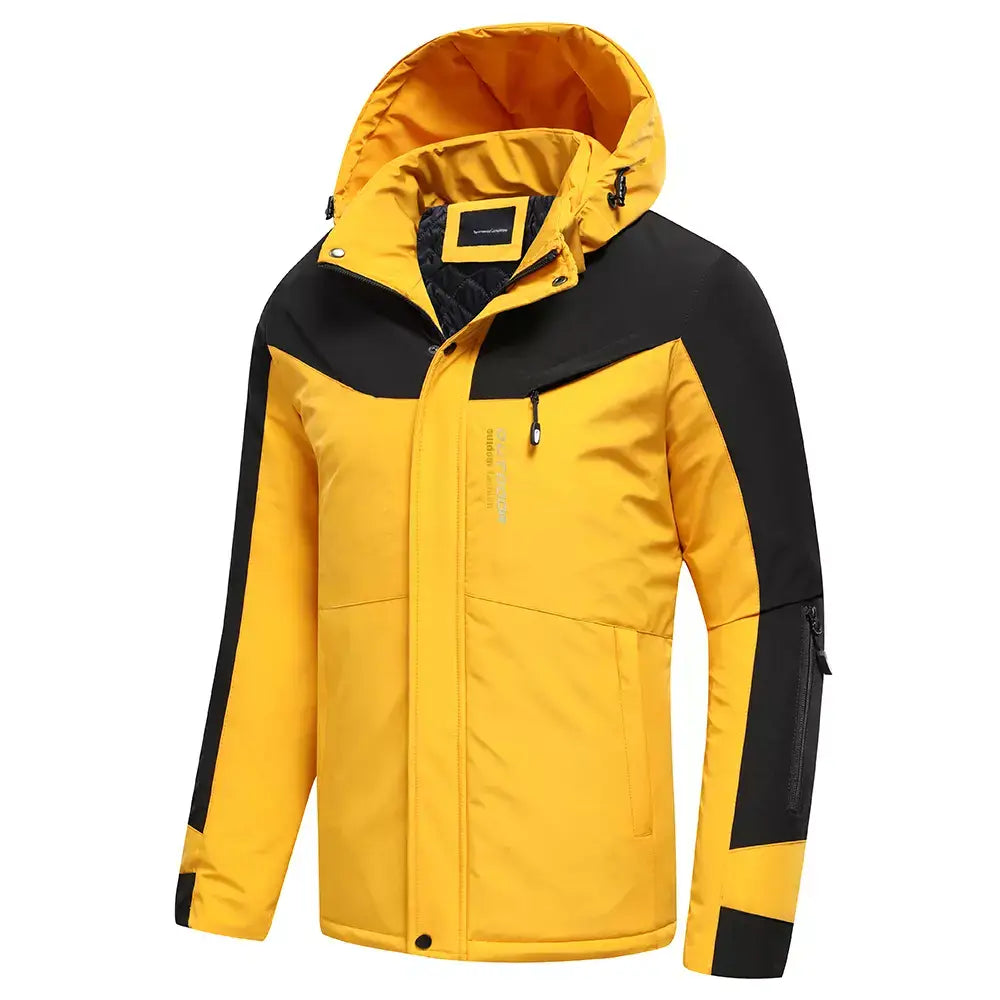Veste imperméable à capuche pour hommes