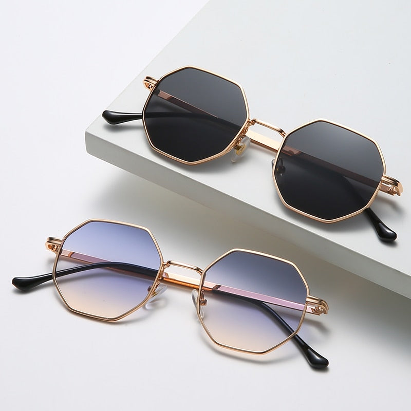 Lunettes de soleil pour femmes Fashion Polygon - Protection UV 400