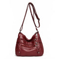 Sac en cuir multicouche pour femme