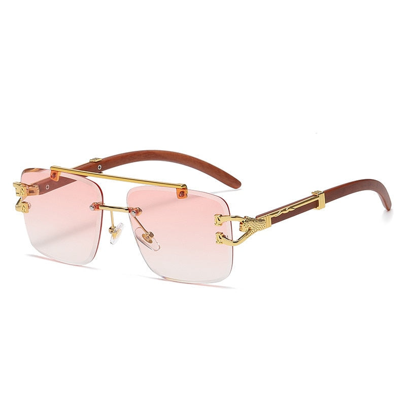 Lunettes de luxe pour hommes Square Lion - Protection UV400