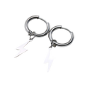 Boucle d'oreille éclair pour hommes