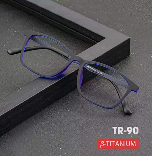 Lunettes en titane pur, lentille intelligente, réglage automatique des degrés